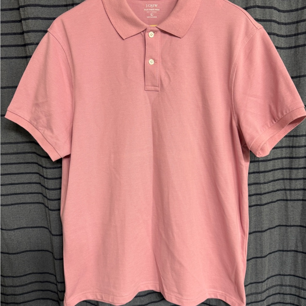 J. Crew Pink Polo Shirt Classic Style